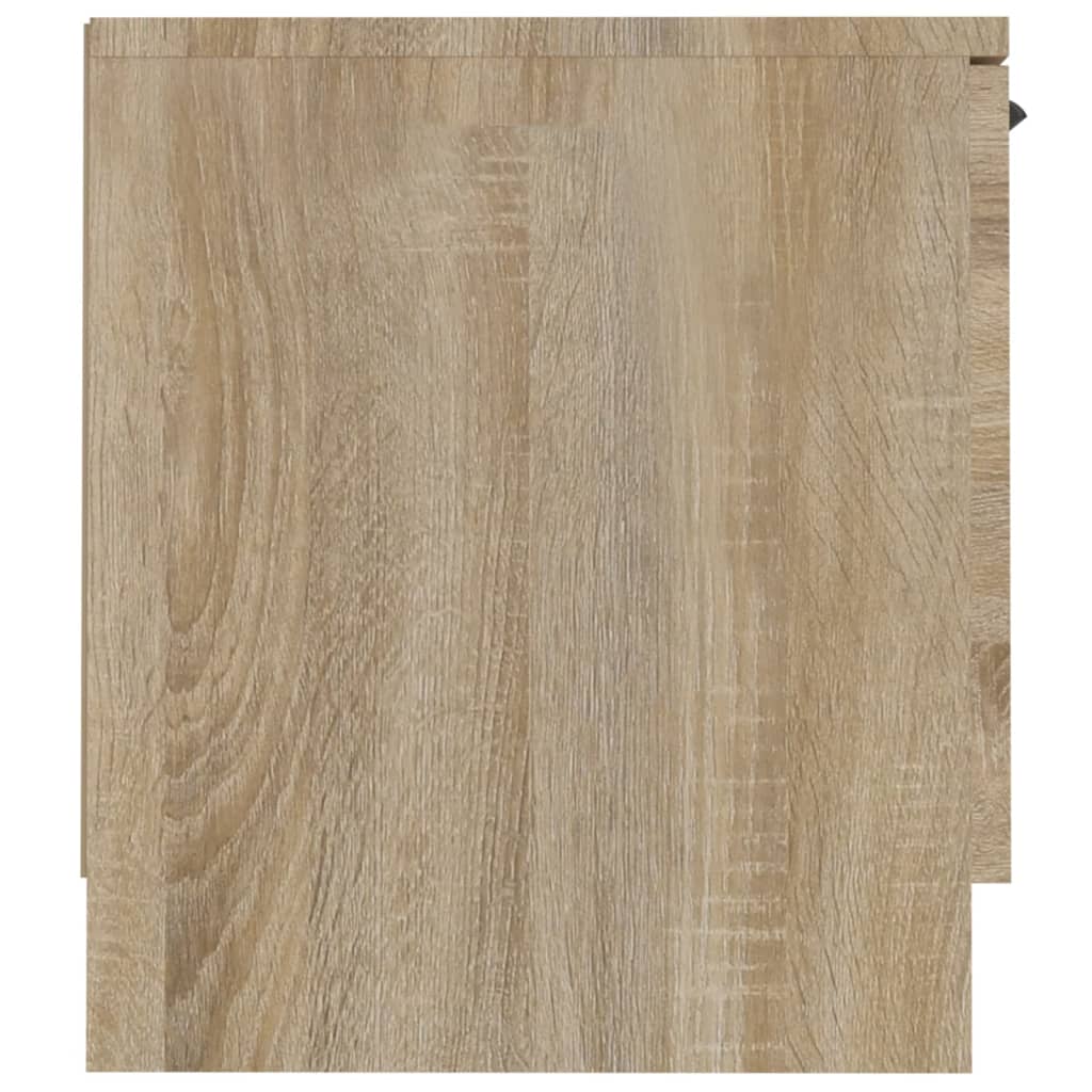 Έπιπλο Τηλεόρασης Sonoma Δρυς 140x35x40 εκ. Επεξεργασμένο Ξύλο 6