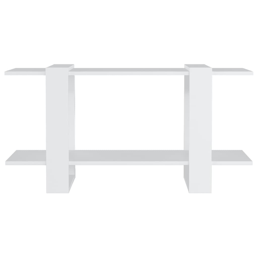 Βιβλιοθήκη Ραφιέρα Λευκή 100 x 30 x 51 εκ. Επεξεργασμένο Ξύλο 3