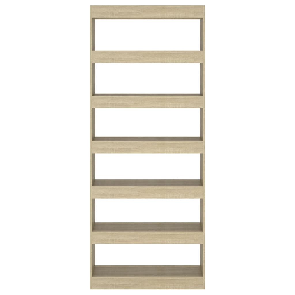 Βιβλιοθήκη/Διαχωριστικό Sonoma Δρυς 80x30x198 εκ. Επεξ. Ξύλο 5