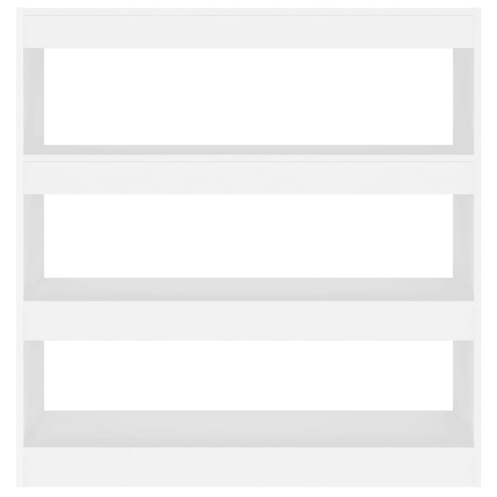 Βιβλιοθήκη/Διαχωριστικό Χώρου Λευκό 100 x 30 x 103 εκ. 3