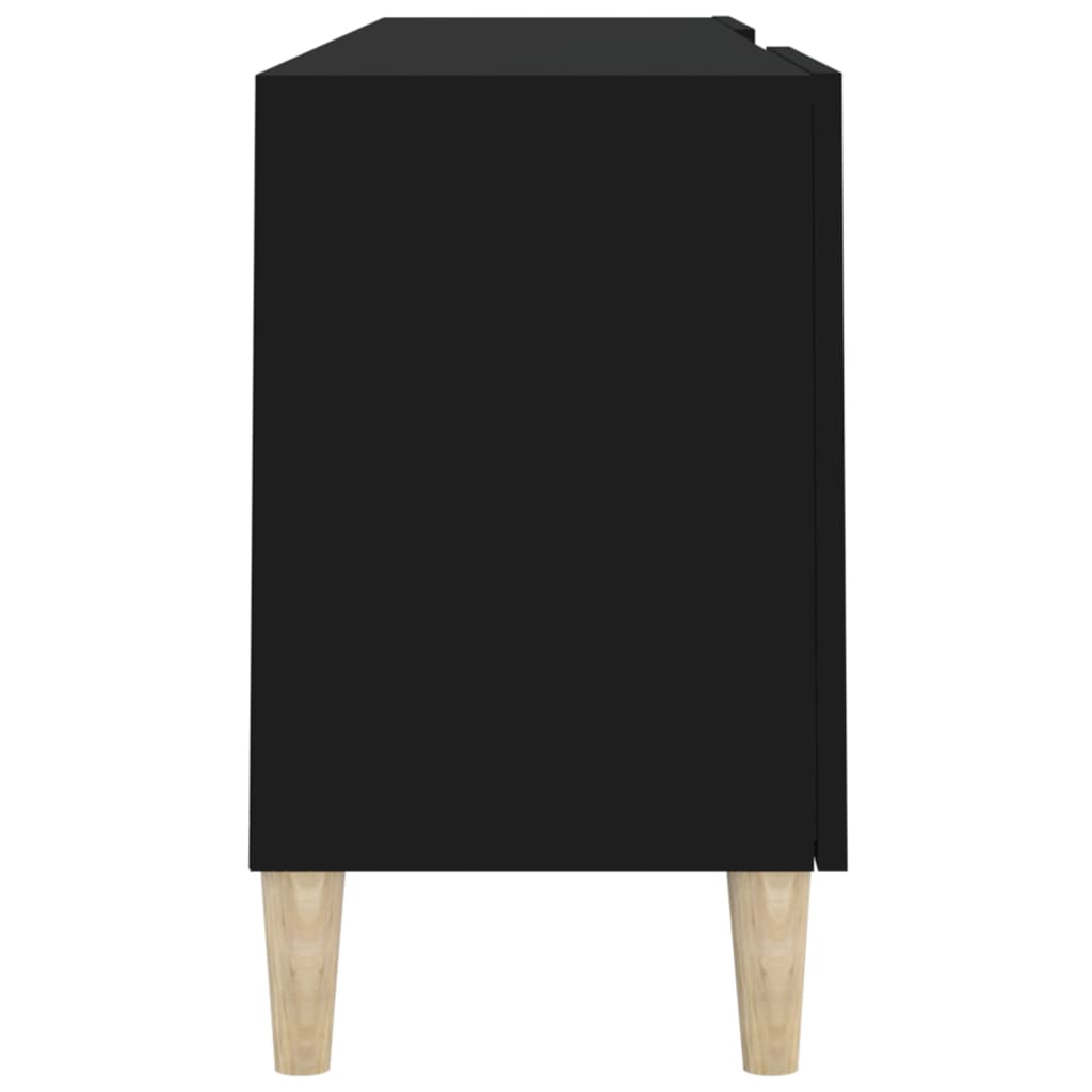 Έπιπλο Τηλεόρασης Μαύρο 150 x 30 x 50 εκ. Επεξεργασμένο Ξύλο 7