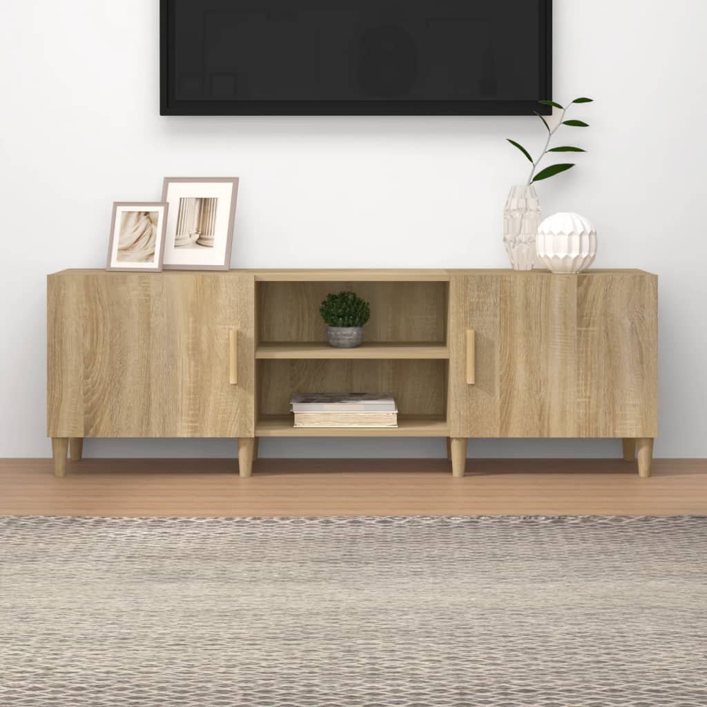 Έπιπλο Τηλεόρασης Sonoma Δρυς 150x30x50 εκ. Επεξεργασμένο Ξύλο 1