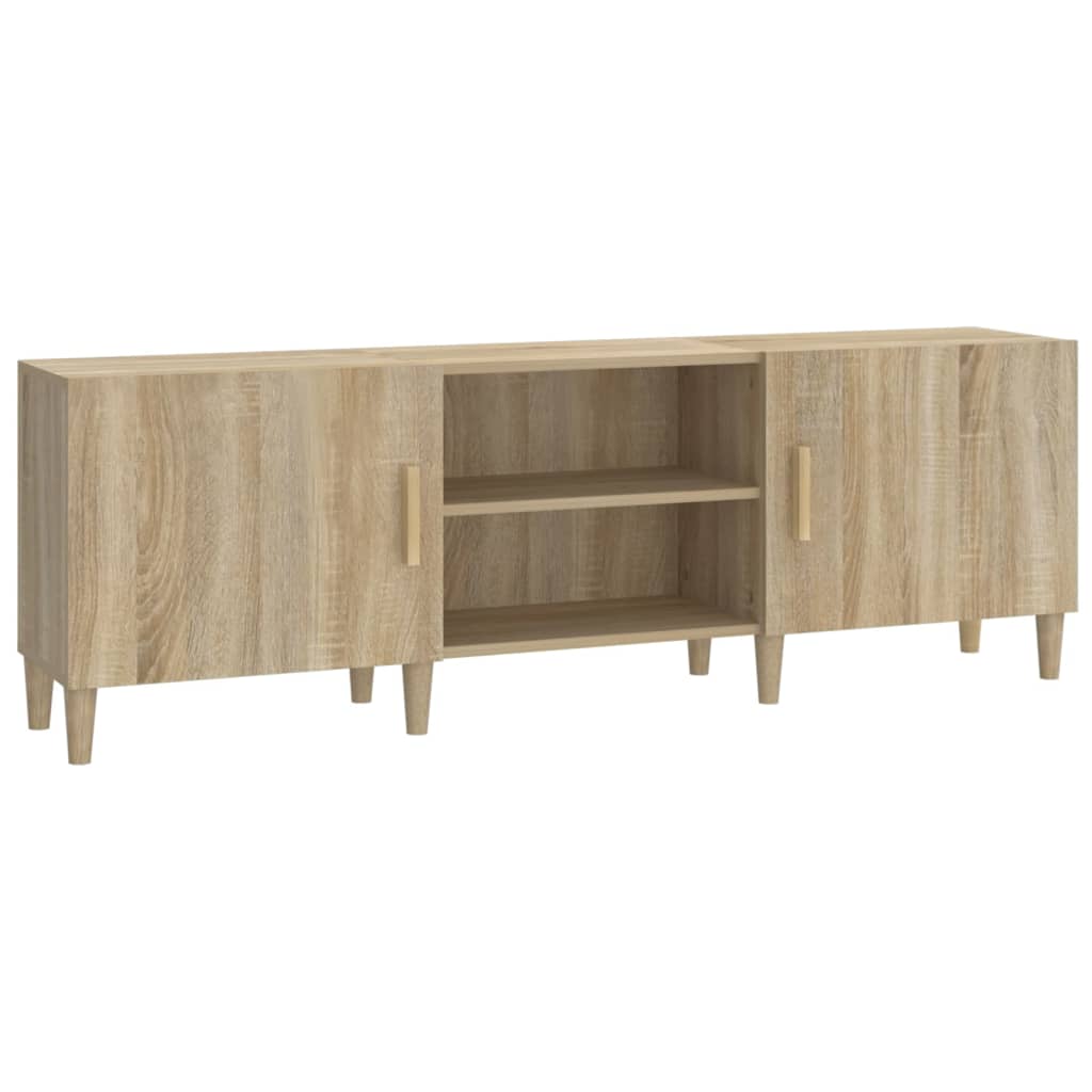Έπιπλο Τηλεόρασης Sonoma Δρυς 150x30x50 εκ. Επεξεργασμένο Ξύλο 2
