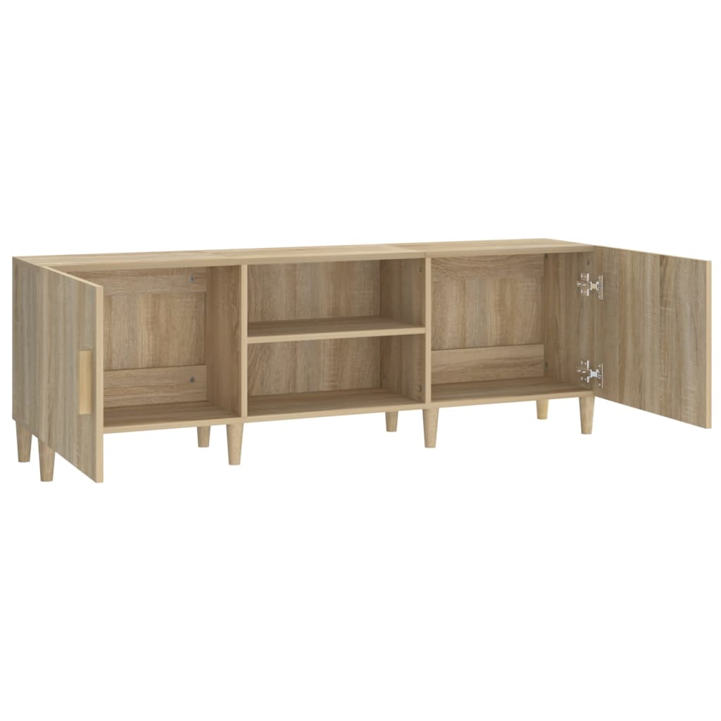 Έπιπλο Τηλεόρασης Sonoma Δρυς 150x30x50 εκ. Επεξεργασμένο Ξύλο 6