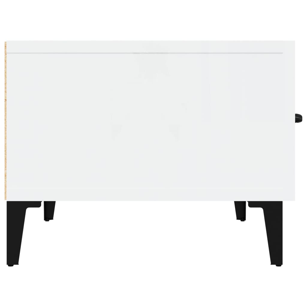 Έπιπλο Τηλεόρασης Γυαλ. Λευκό150x34,5x30εκ.Επεξεργασμένο Ξύλο 8