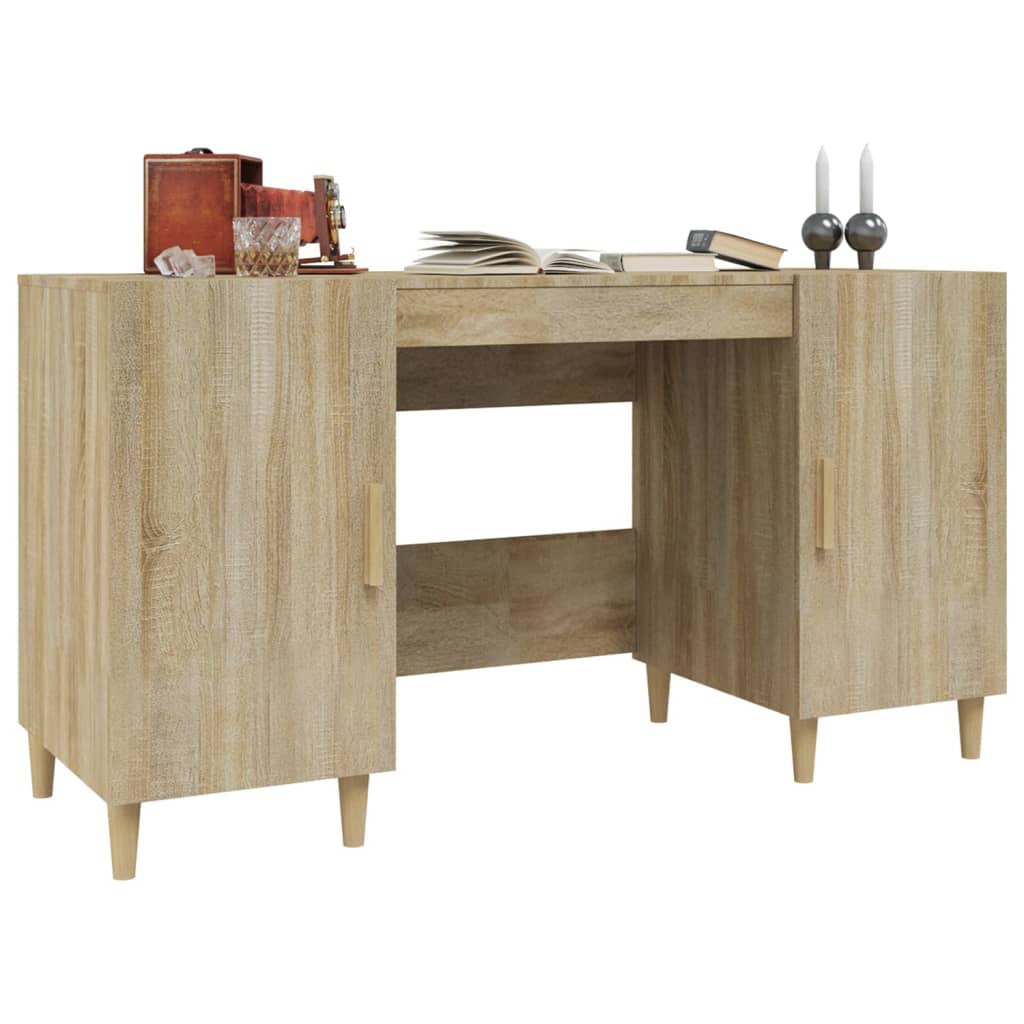 Γραφείο Sonoma Δρυς 140 x 50 x 75 εκ. από Επεξεργασμένο Ξύλο 5