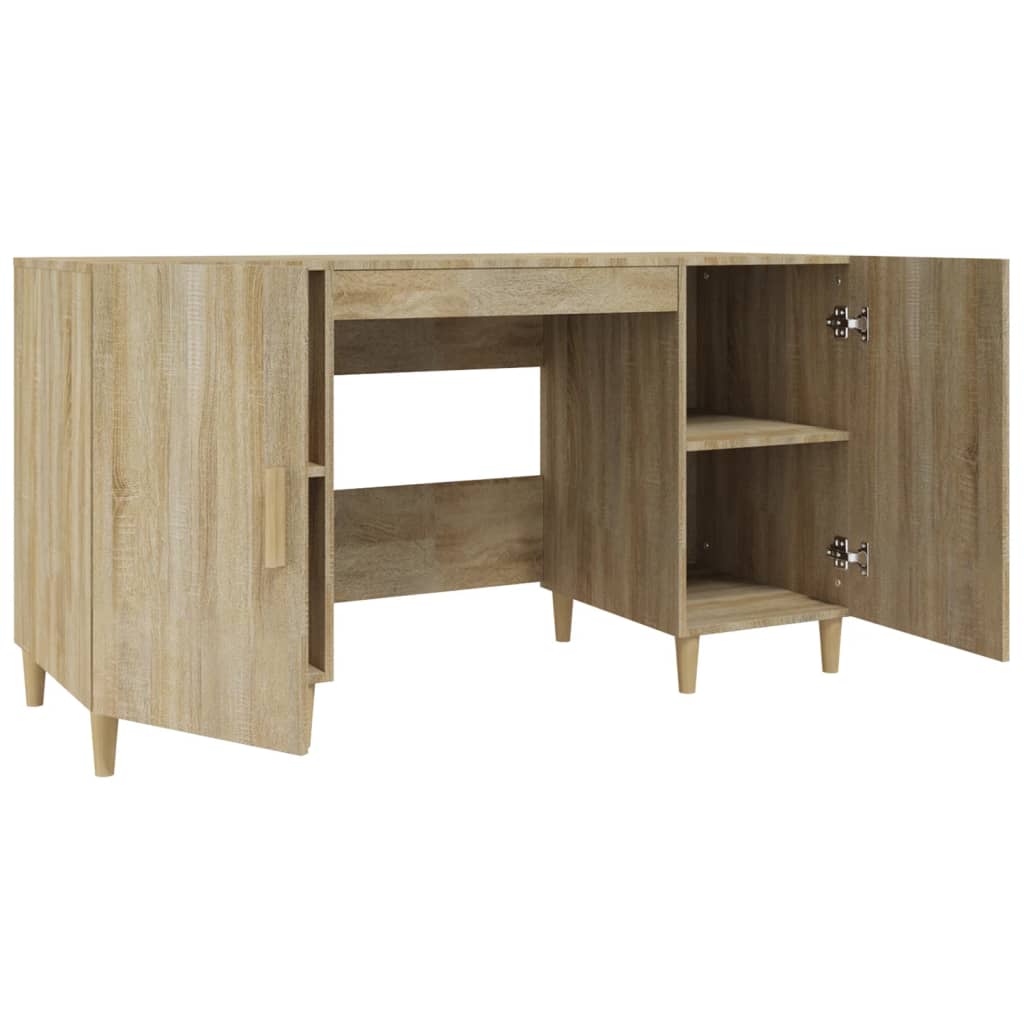 Γραφείο Sonoma Δρυς 140 x 50 x 75 εκ. από Επεξεργασμένο Ξύλο 6