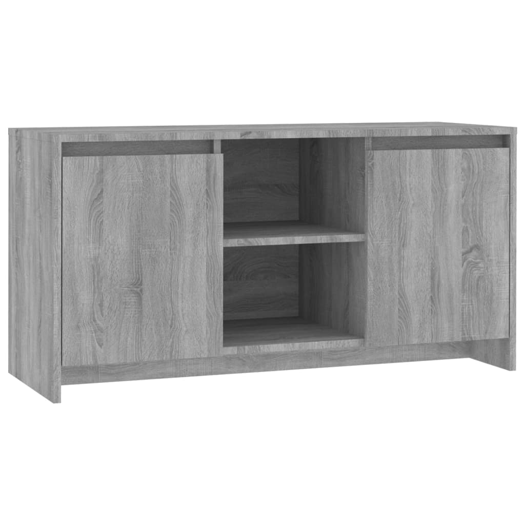 Έπιπλο Τηλεόρασης Γκρι Sonoma 102x37,5x52,5 εκ. από Επεξ. Ξύλο 2