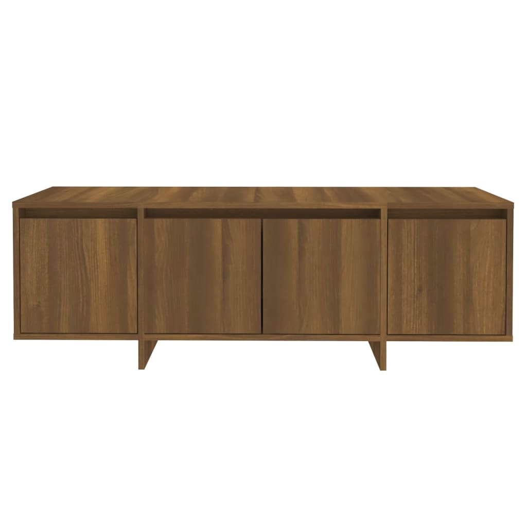 Έπιπλο Τηλεόρασης Καφέ Δρυς 120x30x40,5 εκ. Επεξ. Ξύλο 6