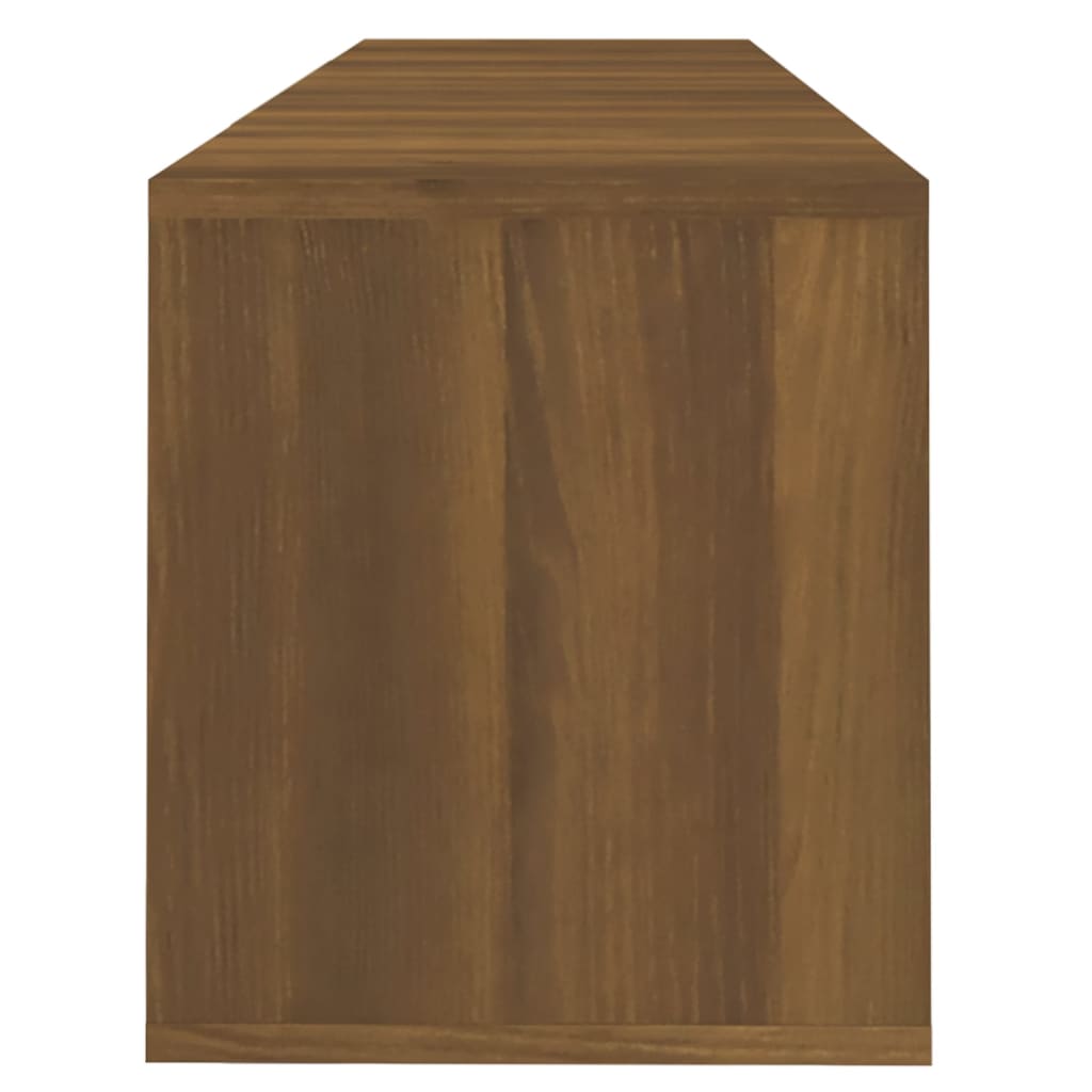 Έπιπλο Τηλεόρασης Καφέ Δρυς 120x30x40,5 εκ. Επεξ. Ξύλο 7