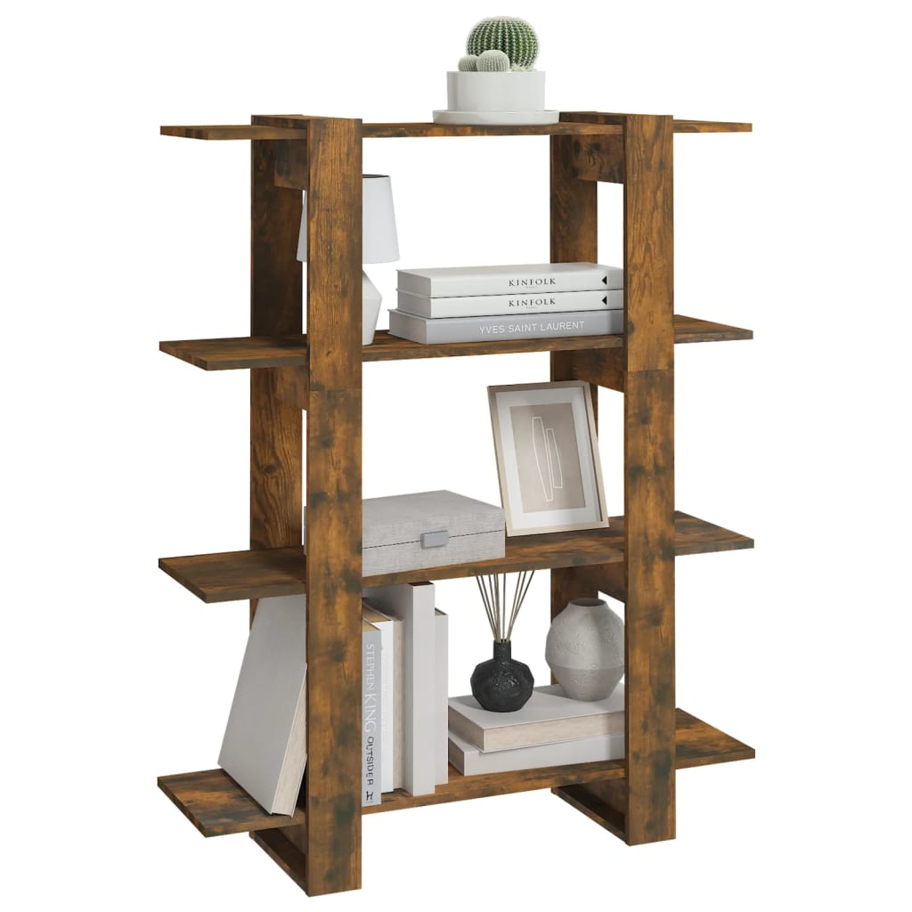 Βιβλιοθήκη/Διαχωριστικό Χώρου Καπνιστή Δρυς 100 x 30 x 123,5 εκ 5