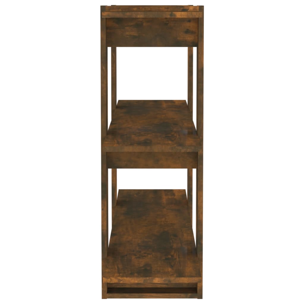 Βιβλιοθήκη/Διαχωριστικό Χώρου Καπνιστή Δρυς 100 x 30 x 87 εκ. 4