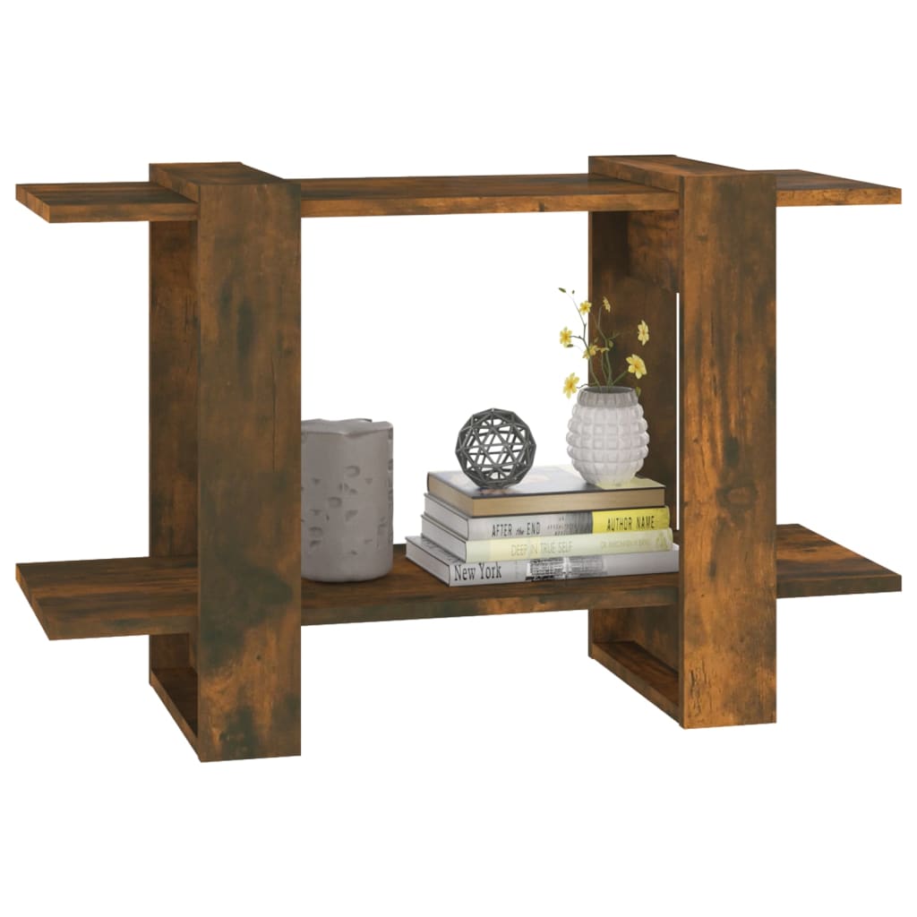 Βιβλιοθήκη/Διαχωριστικό Χώρου Καπνιστή Δρυς 80x30x51 εκ. 4