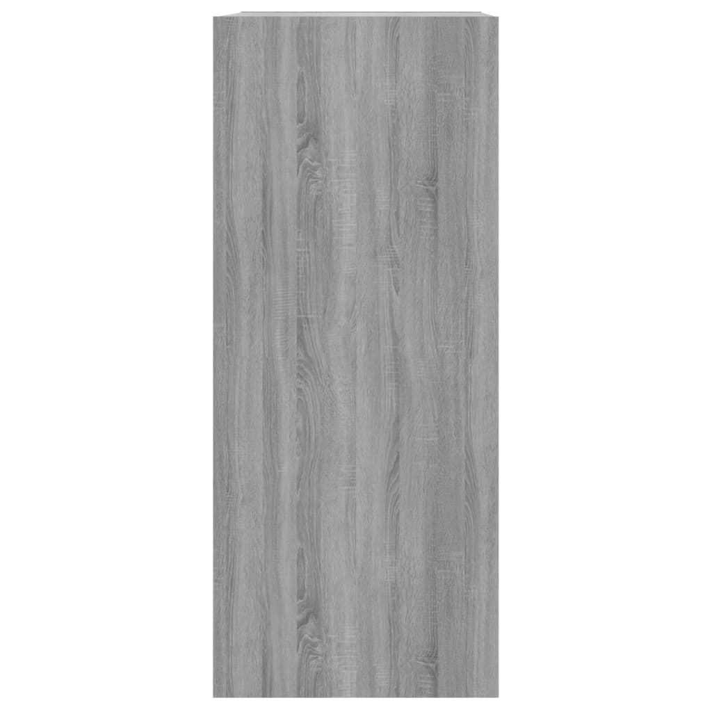 Βιβλιοθήκη/Διαχωριστικό Χώρου Γκρι Sonoma 40x30x72 εκ. 4