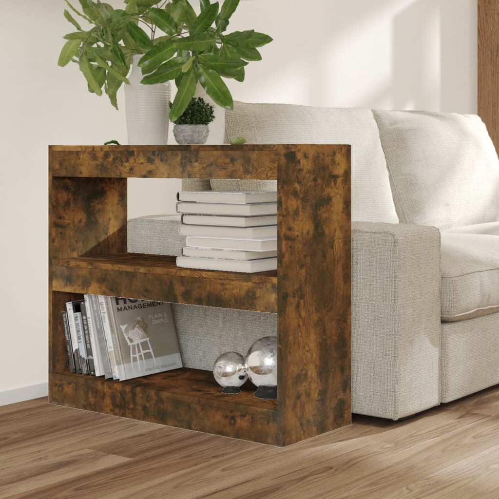 Βιβλιοθήκη/Διαχωριστικό Χώρου Καπνιστή Δρυς 80 x 30 x 72 εκ. 6