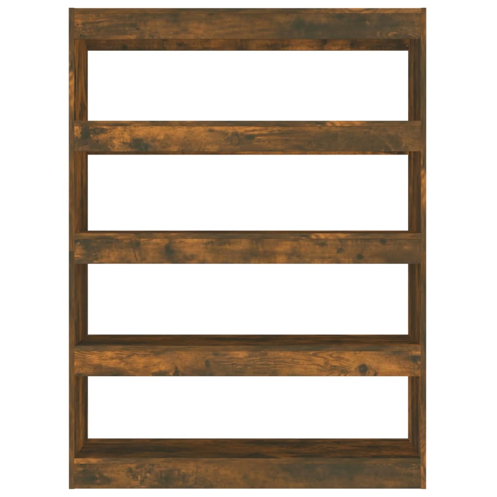 Βιβλιοθήκη/Διαχωριστικό Χώρου Καπνιστή Δρυς 100x30x135 εκ. 3