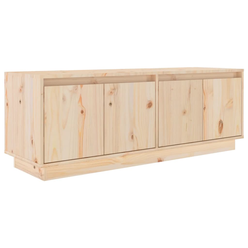Έπιπλο Τηλεόρασης 110 x 34 x 40 εκ. από Μασίφ Ξύλο Πεύκου 2