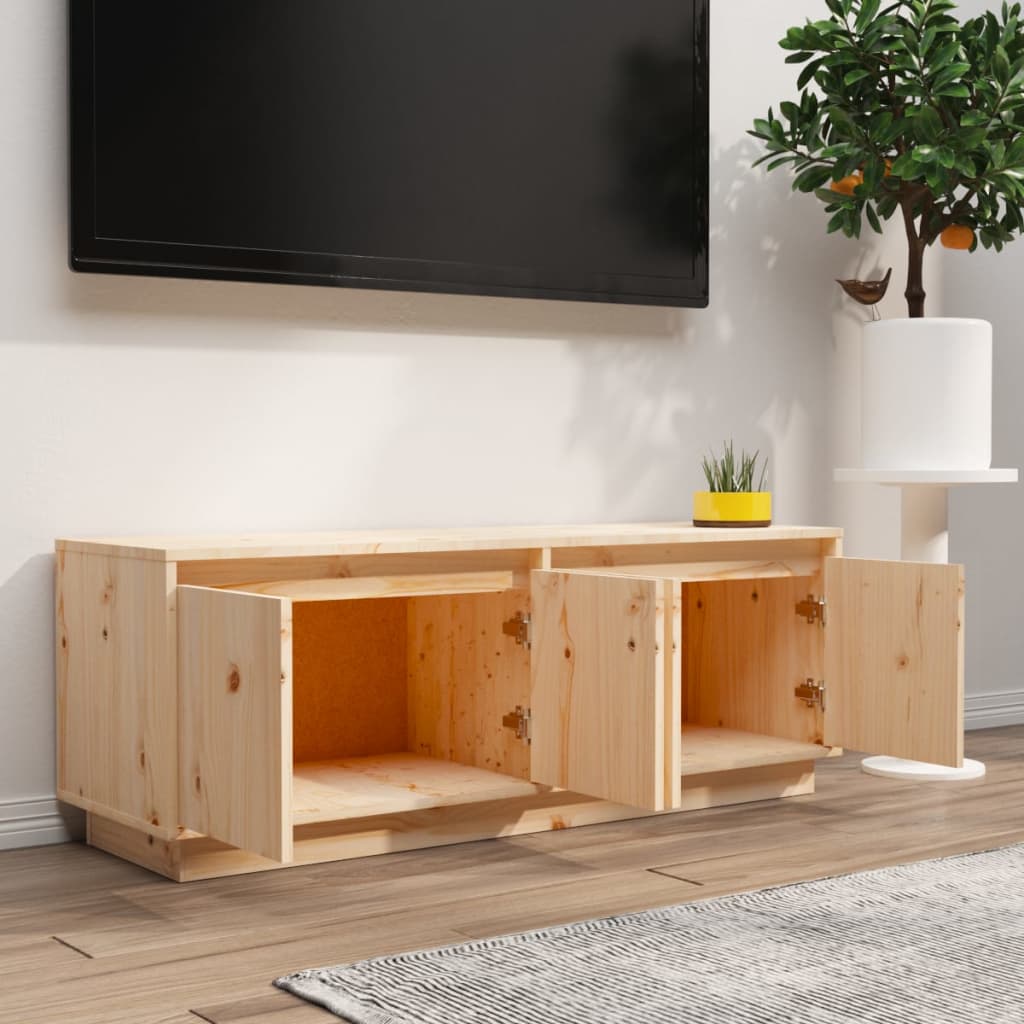 Έπιπλο Τηλεόρασης 110 x 34 x 40 εκ. από Μασίφ Ξύλο Πεύκου 3