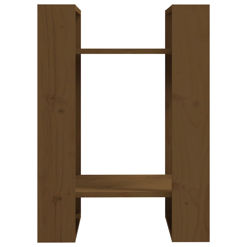 Βιβλιοθήκη/Διαχωριστικό Χώρου Μελί 41x35x57 εκ. Μασίφ Πεύκο 3