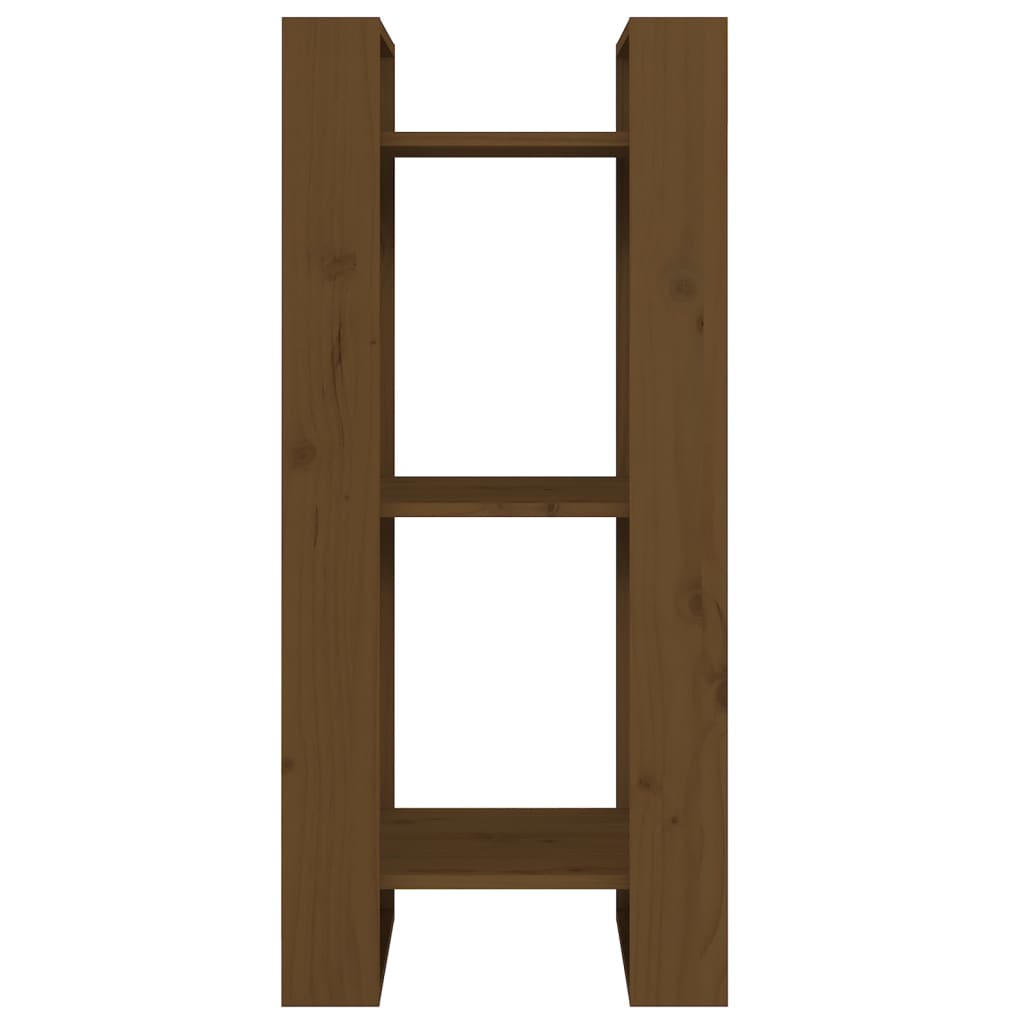 Βιβλιοθήκη/Διαχωριστικό Χώρου Μελί 41x35x91 εκ. Μασίφ Ξύλο 3