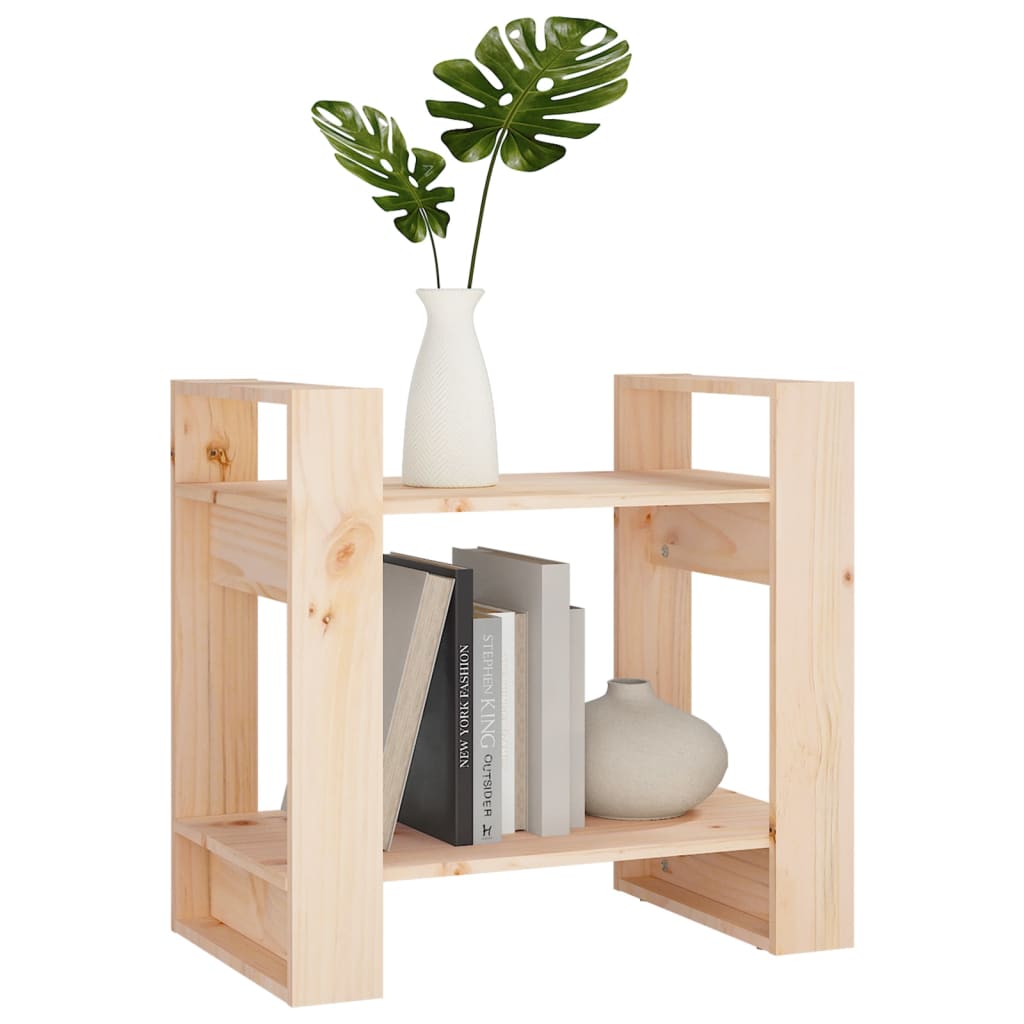 Βιβλιοθήκη/Διαχωριστικό Χώρου 60x35x57 εκ. Μασίφ Ξύλο Πεύκου 5