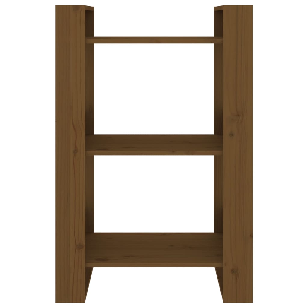 Βιβλιοθήκη/Διαχωριστικό Χώρου Μελί 60 x 35 x 91 εκ. Μασίφ Ξύλο 3