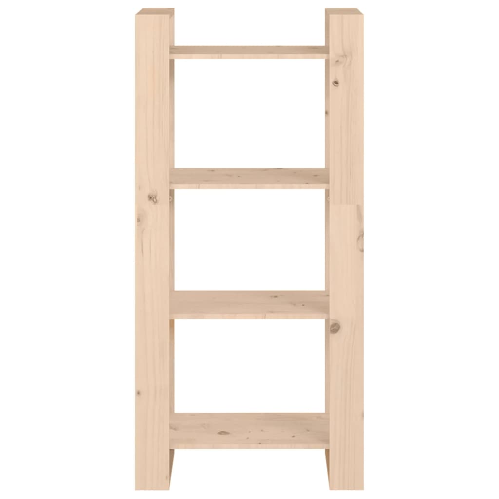 Βιβλιοθήκη/Διαχωριστικό Χώρου 60x35x125 εκ. Μασίφ Ξύλο 3