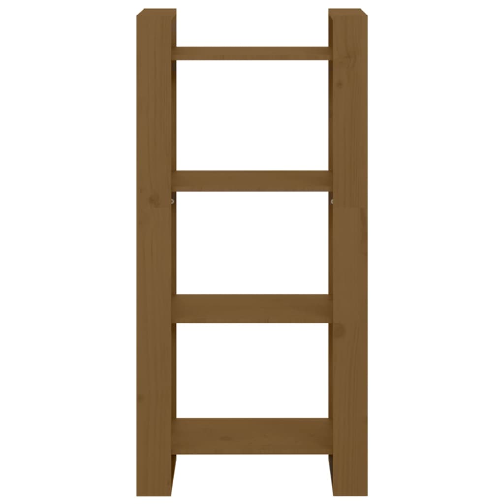 Βιβλιοθήκη/Διαχωριστικό Χώρου Μελί 60x35x125 εκ. Μασίφ Ξύλο 3