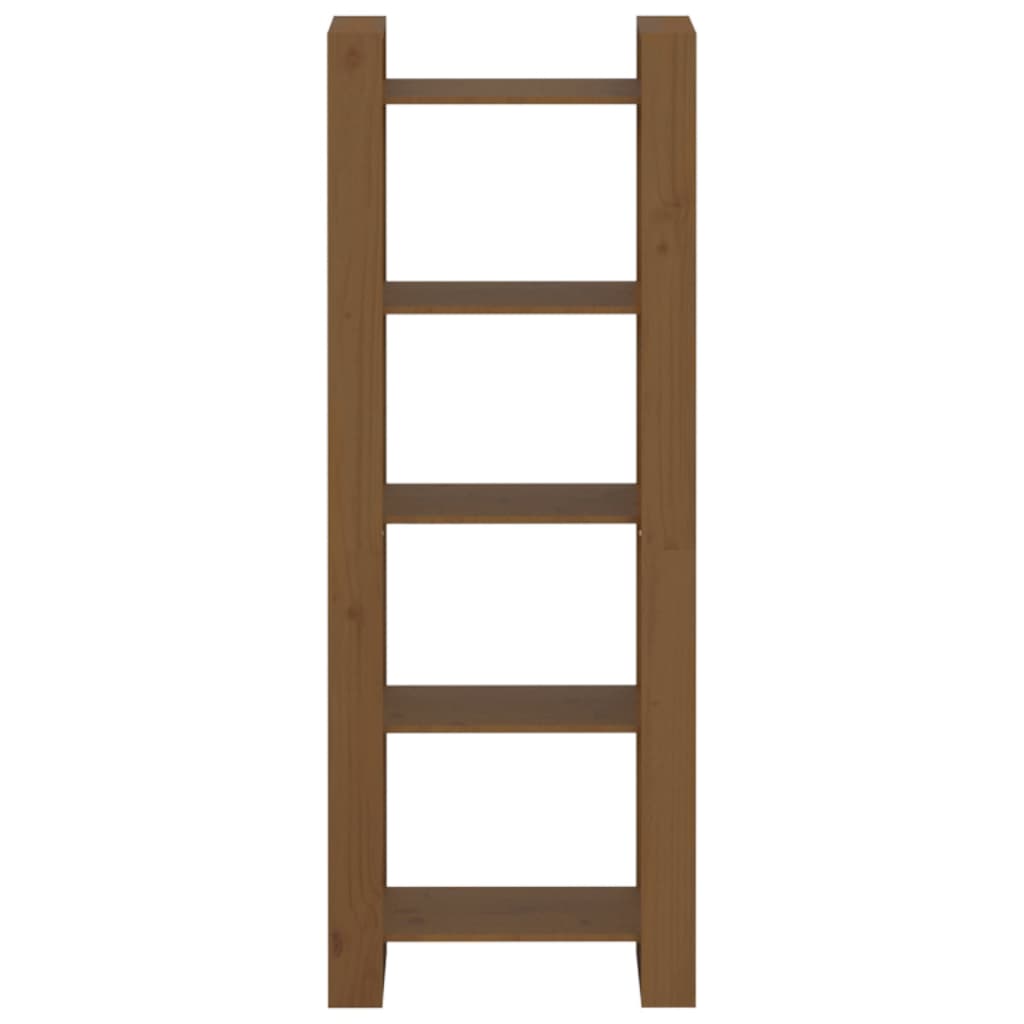 Βιβλιοθήκη/Διαχωριστικό Χώρου Μελί 60x35x160 εκ. Μασίφ Ξύλο 3