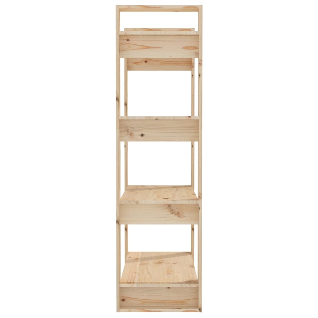 Βιβλιοθήκη/Διαχωριστικό Χώρου 80x35x125 εκ. Μασίφ Ξύλο Πεύκου 6