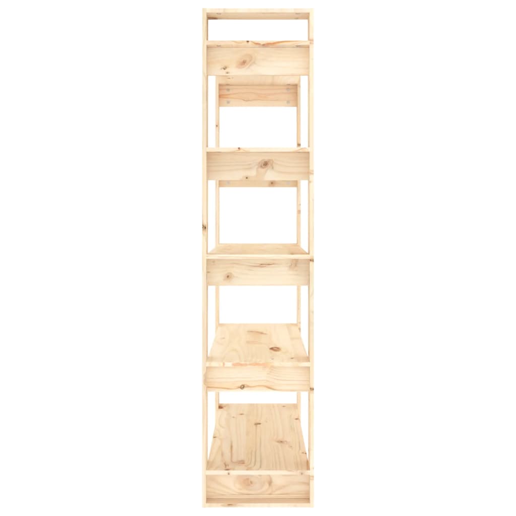 Βιβλιοθήκη/Διαχωριστικό Χώρου 80x35x160 εκ. Μασίφ Ξύλο 6