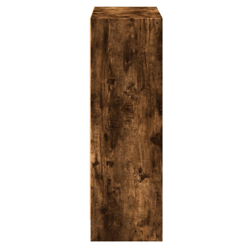 Βιβλιοθήκη Καπνιστή Δρυς 60 x 24 x 76 εκ. Επεξεργασμένο Ξύλο 6