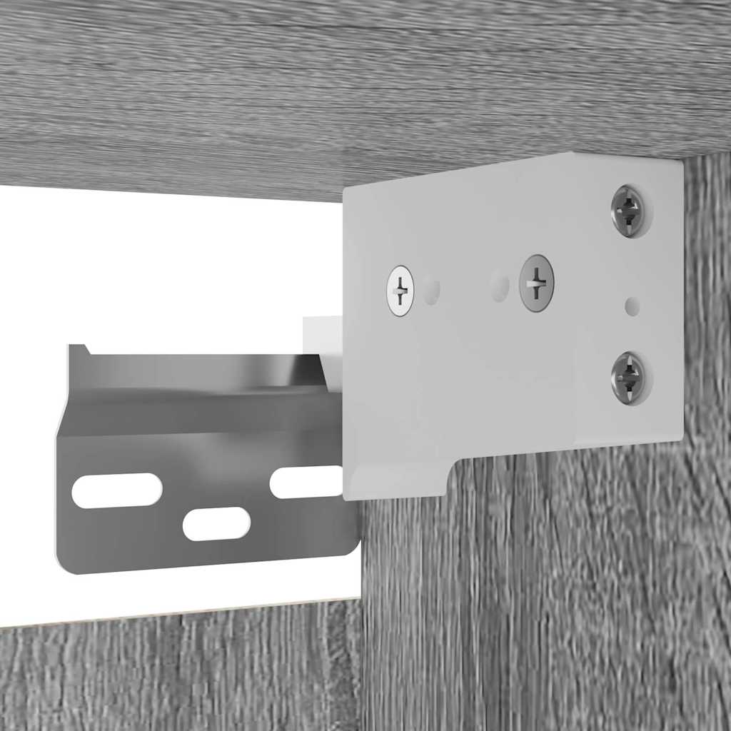 Έπιπλο Τηλεόρασης Επιτοίχιο Γκρι Sonoma 30,5 x 30 x 30 εκ. 9