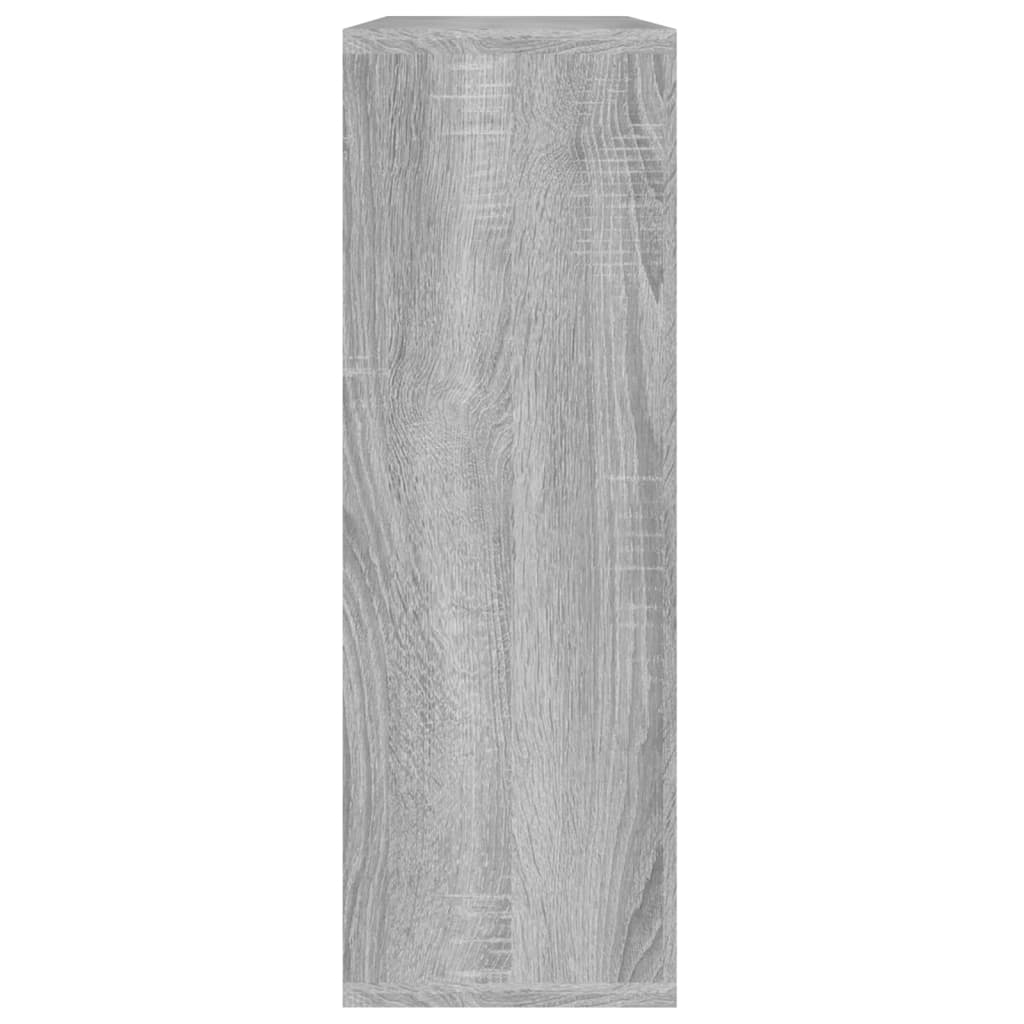 Ραφιέρα Τοίχου Γκρι Sonoma 104x20x58,5 εκ. Επεξεργασμένο Ξύλο 4