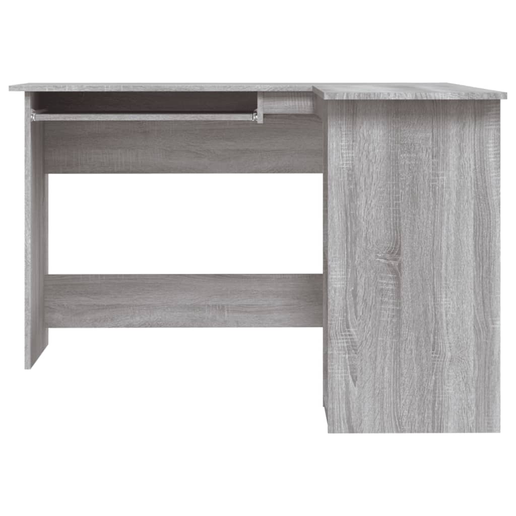 Γραφείο Γωνιακό Γκρι Sonoma 120x140x75 εκ. Επεξεργασμένο Ξύλο 4