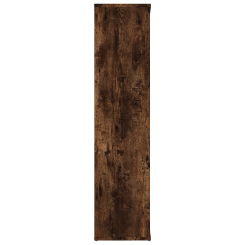 Βιβλιοθήκη Καπνιστή Δρυς 50 x 25 x 106 εκ. 7