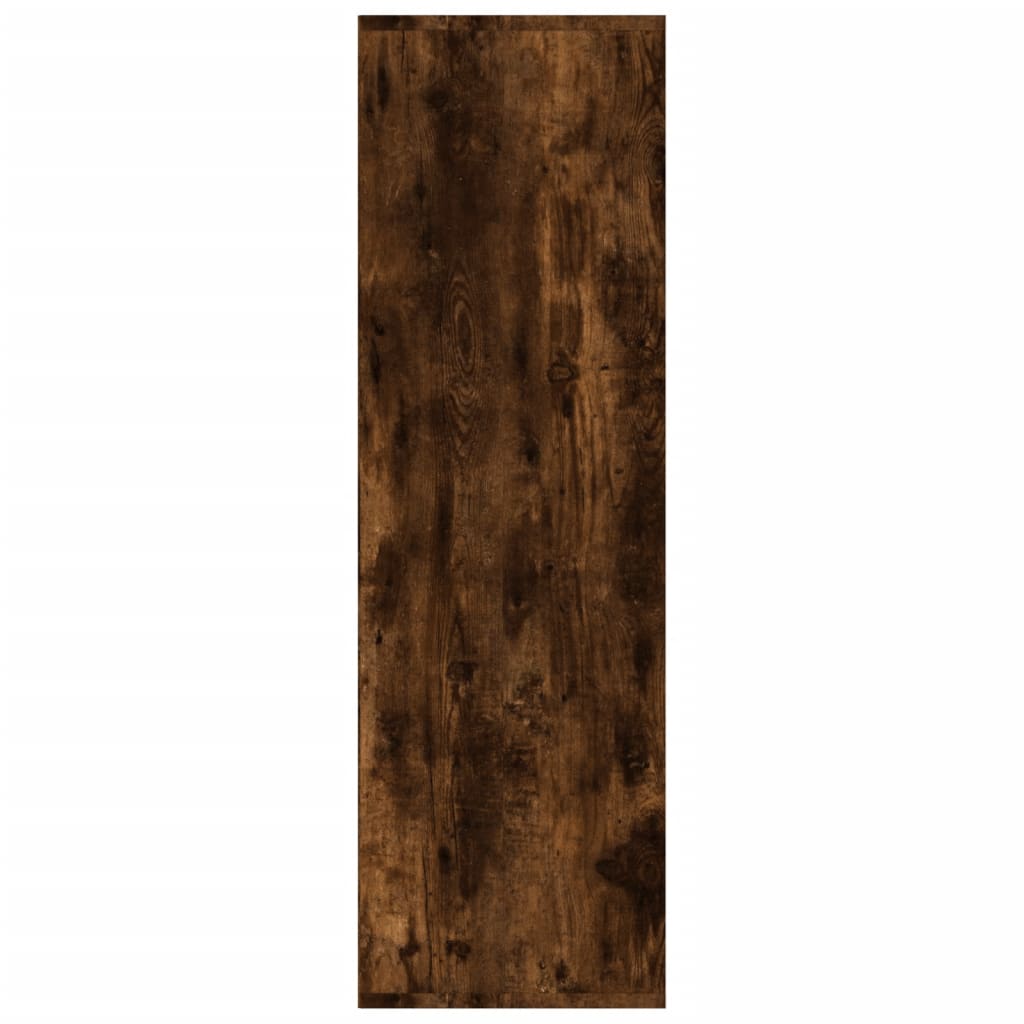 Βιβλιοθήκη Καπνιστή Δρυς 98 x 29 x 97,5 εκ. 4