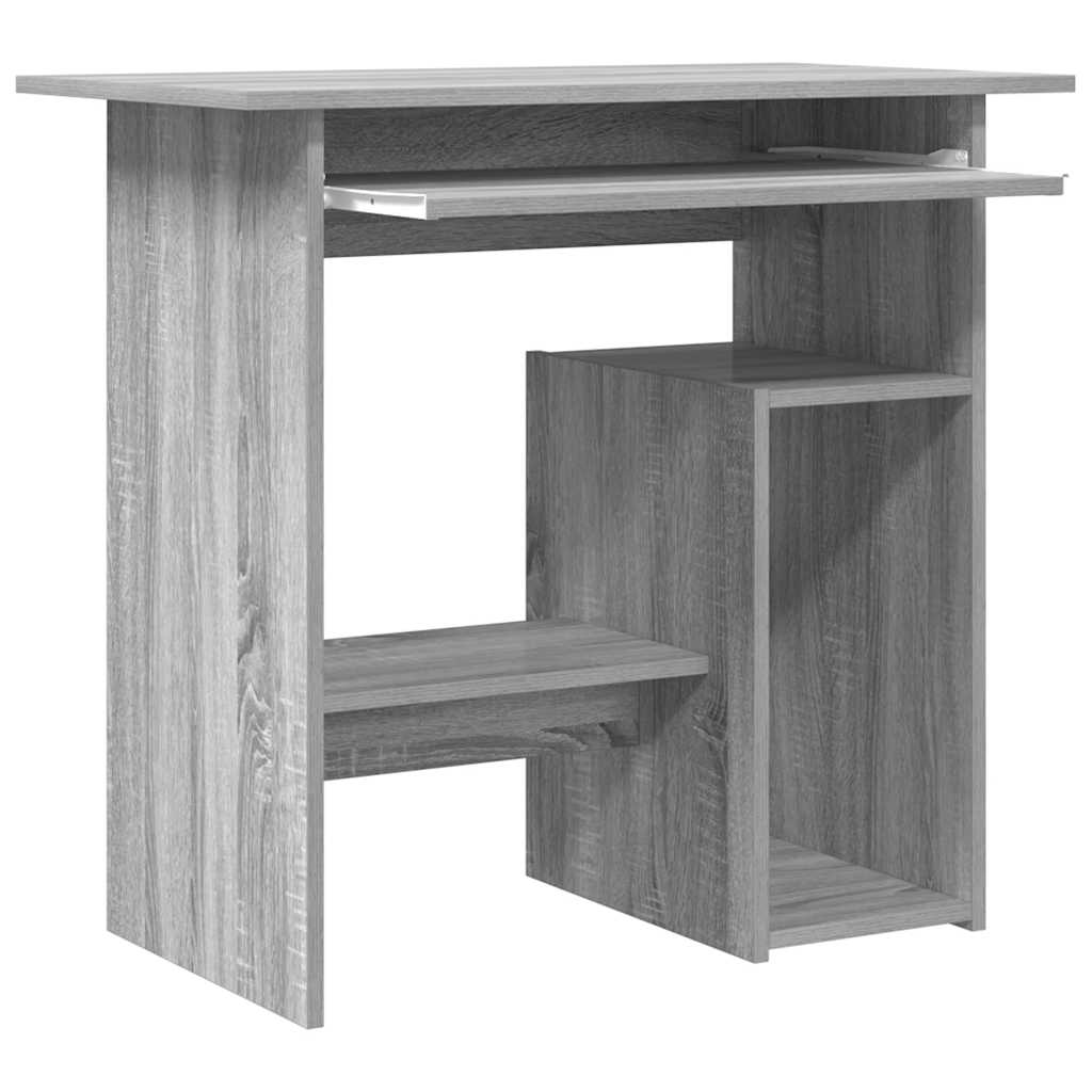 Γραφείο Γκρι Sonoma 80 x 45 x 74 εκ. από Επεξεργασμένο Ξύλο 4