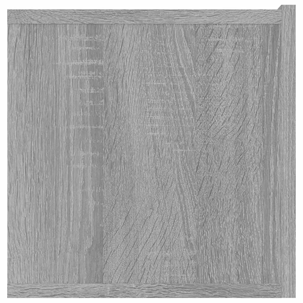 Έπιπλο Τηλεόρασης Γκρι Sonoma 80x30x30 εκ. από Επεξεργ. Ξύλο 7