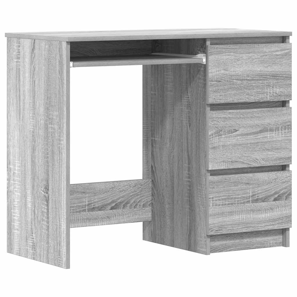 Γραφείο Γκρι Sonoma 90x45x76 εκ. από Επεξεργασμένο Ξύλο 2