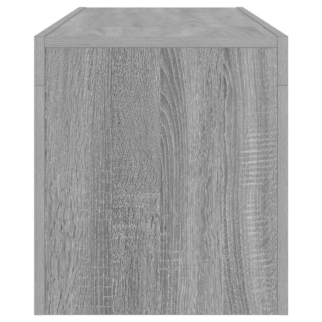 Έπιπλο Τηλεόρασης με LED Γκρι Sonoma 120x35x40 εκ. 8