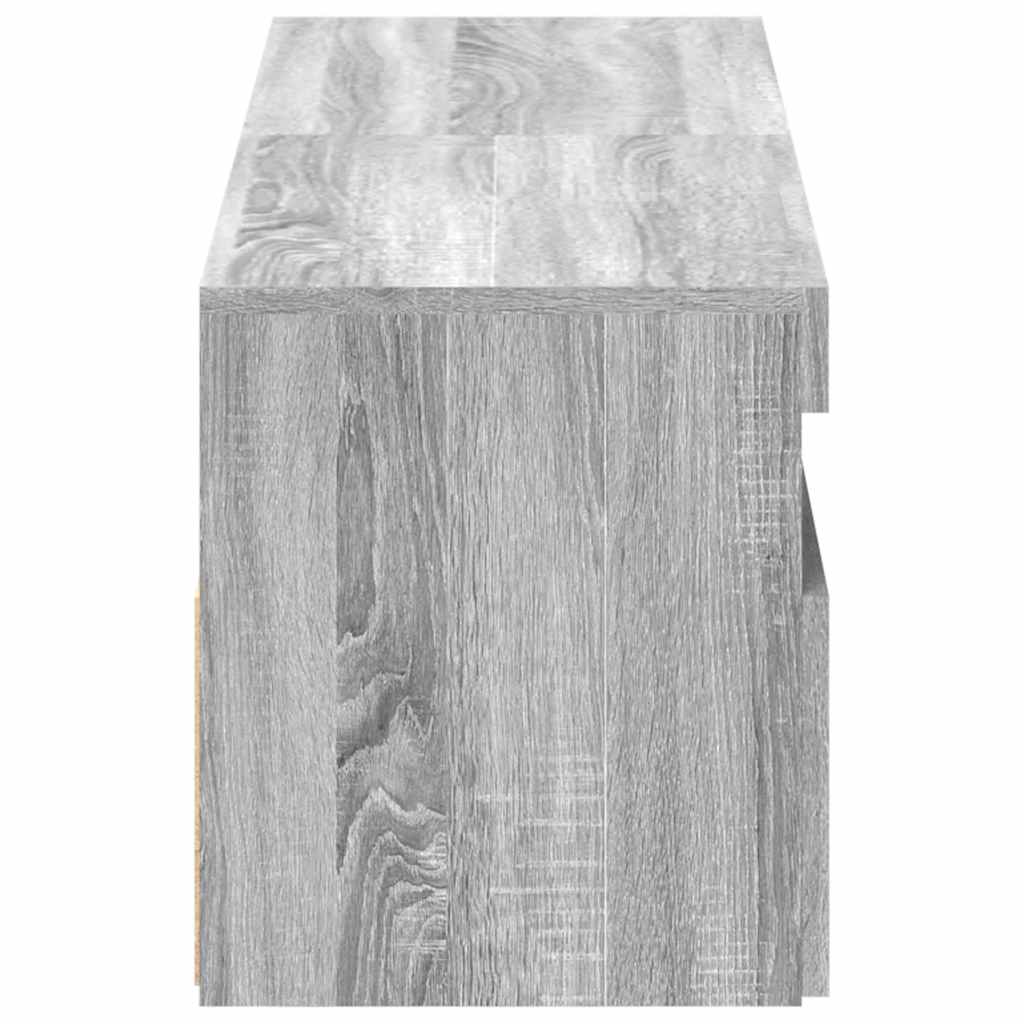 Έπιπλα Τηλεόρασης με LED 2 τεμ. Γκρι Sonoma 60 x 35 x 40 εκ. 10