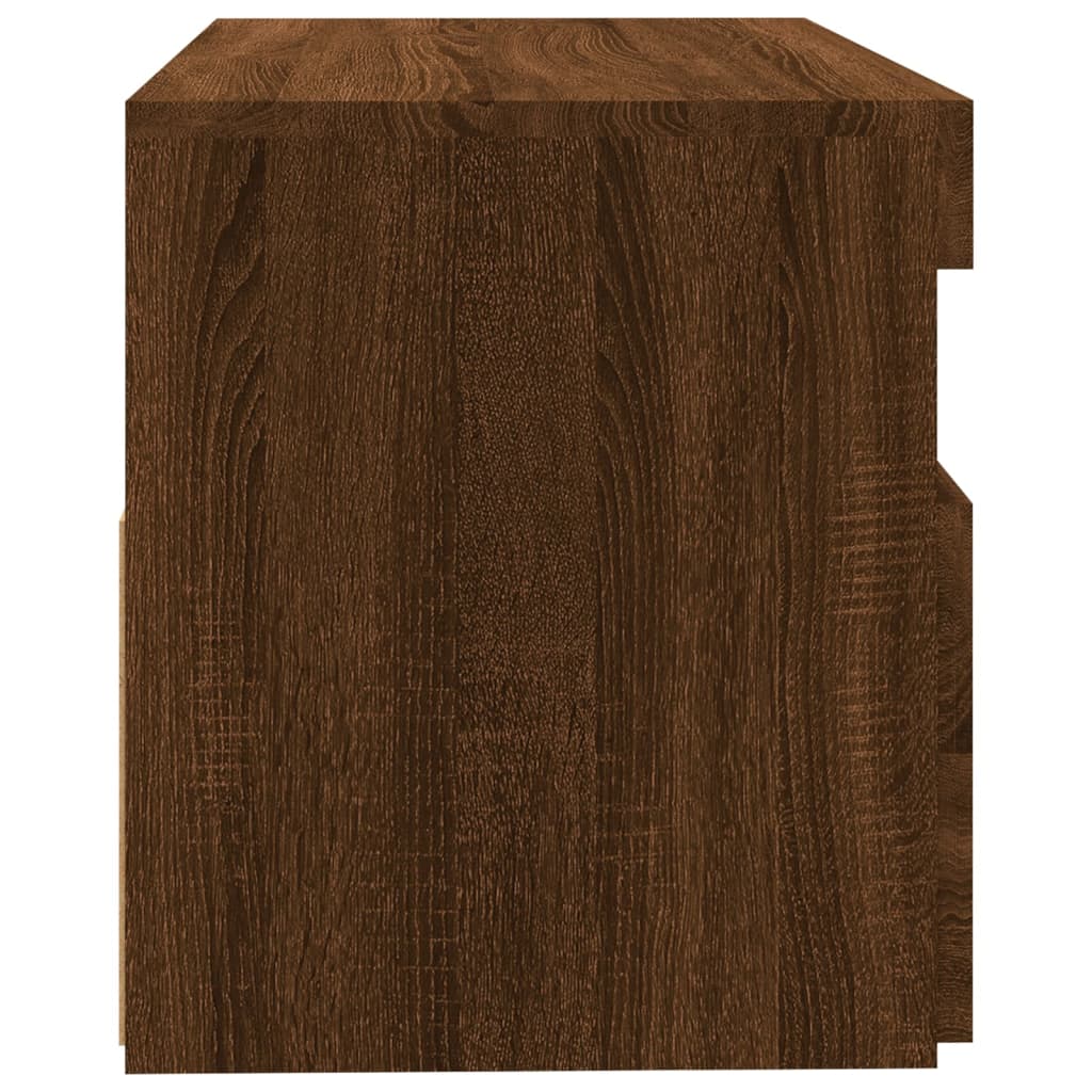 Έπιπλο Τηλεόρασης με LED Καφέ Δρυς 60 x 35 x 40 εκ. 12