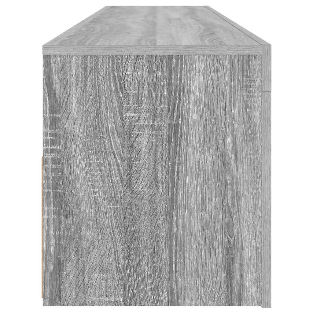Έπιπλο Τηλεόρασης με LED Γκρι Sonoma 120x35x40 εκ. 11