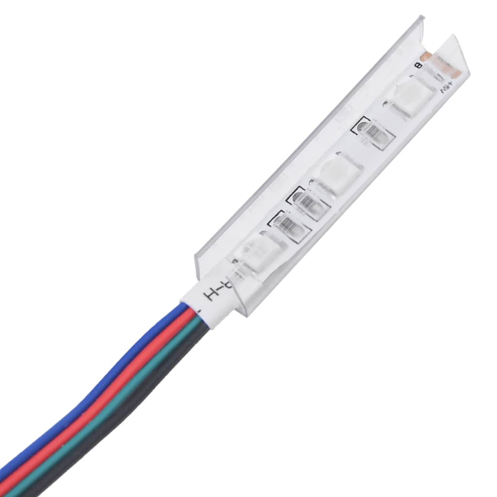 Έπιπλο Τηλεόρασης με LED Καπνιστή Δρυς 135x39x30 εκ. 10