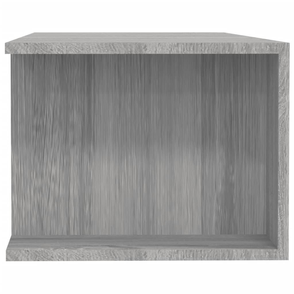 Έπιπλο Τηλεόρασης με LED Γκρι Sonoma 135x39x30 εκ. 5