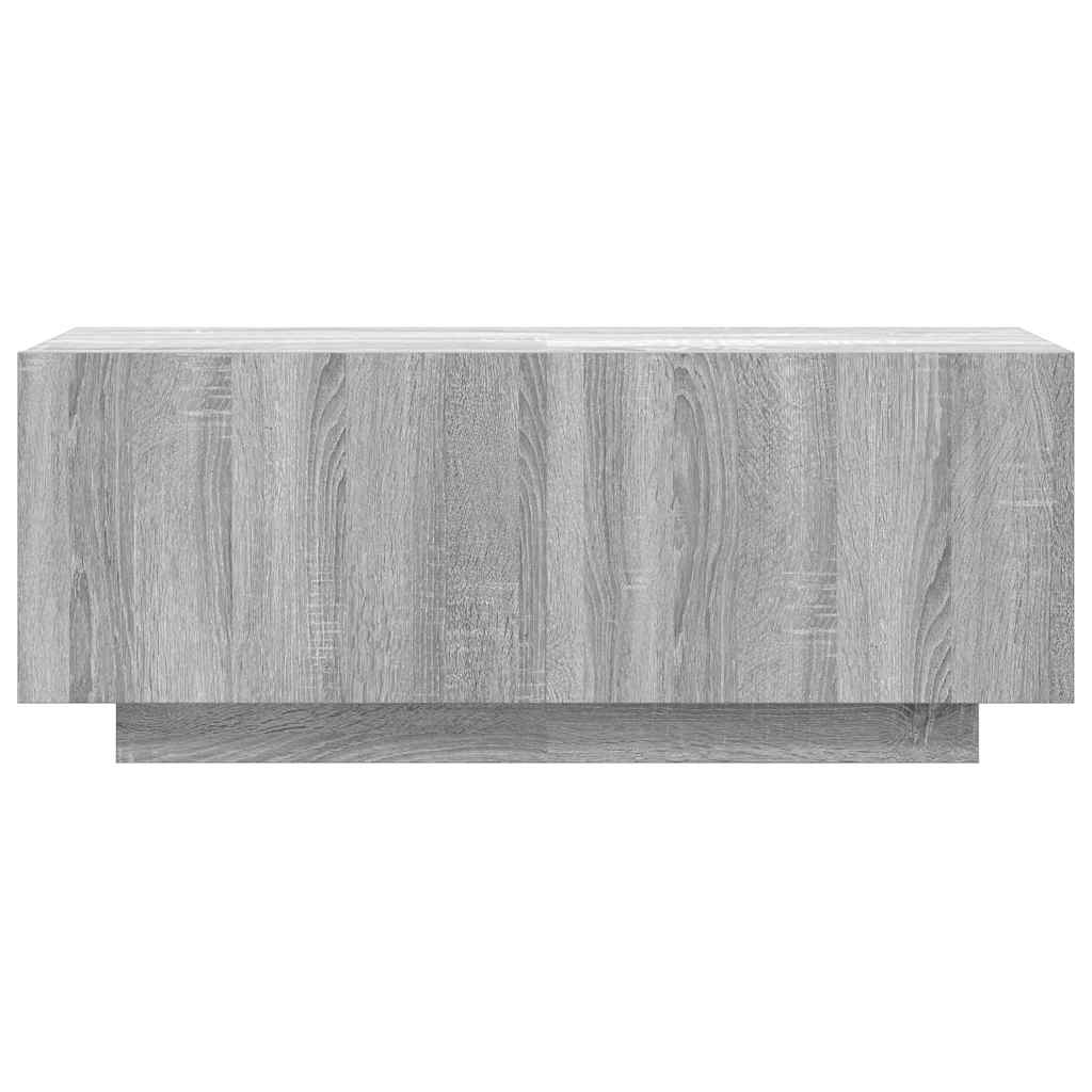 Έπιπλο Τηλεόρασης Γκρι Sonoma 100x35x40 εκ. από Επεξεργ. Ξύλο 4