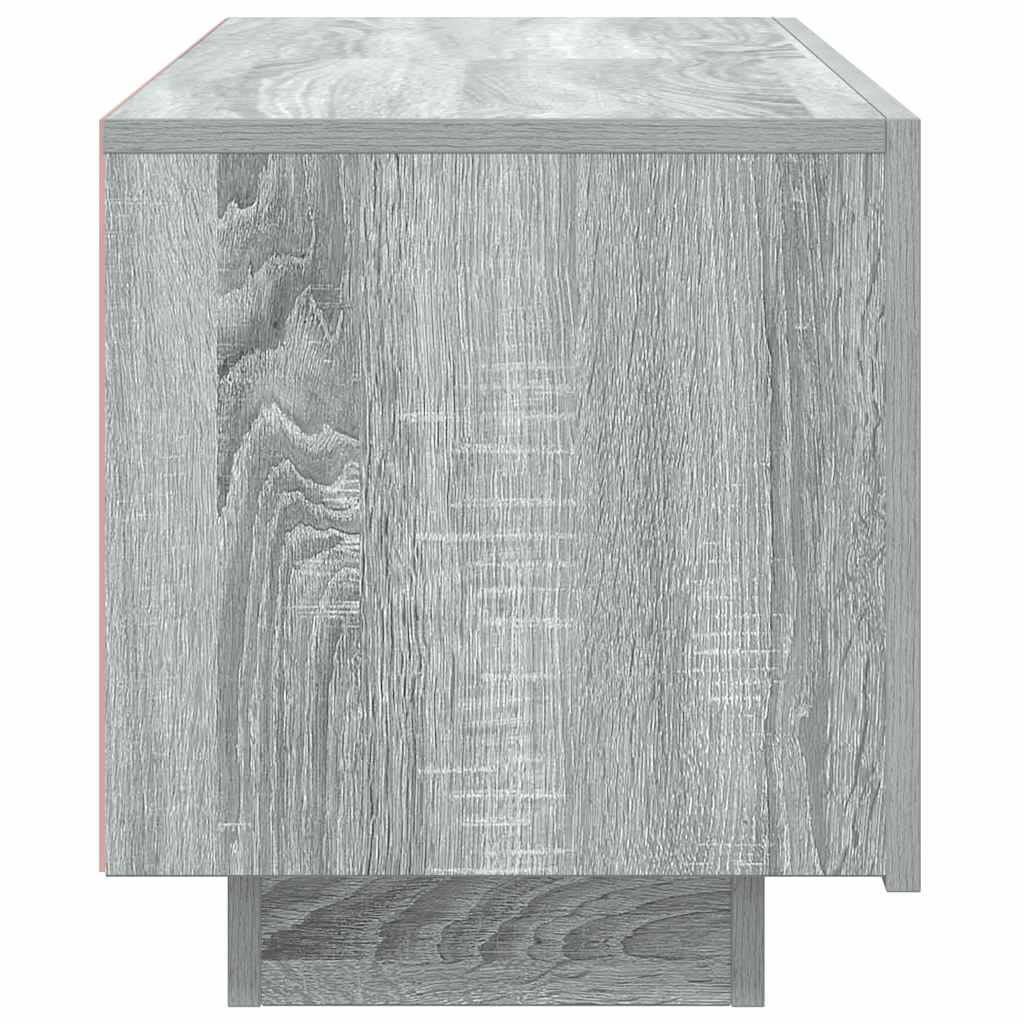 Έπιπλο Τηλεόρασης Γκρι Sonoma 100x35x40 εκ. από Επεξεργ. Ξύλο 5