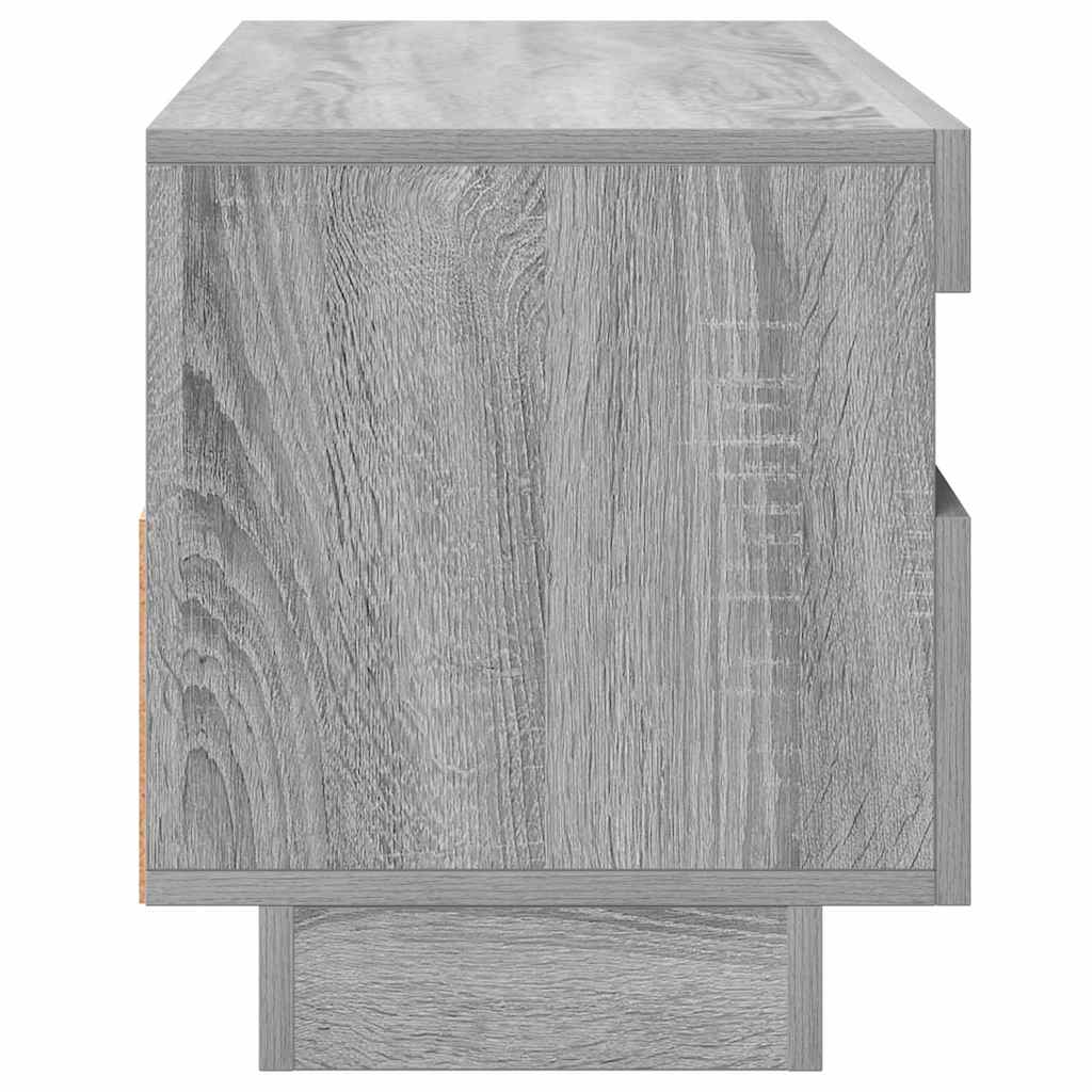 Έπιπλο Τηλεόρασης με LED Γκρι Sonoma 100x35x40 εκ. 9