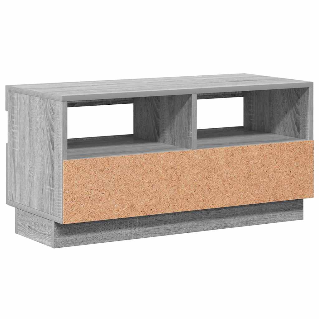 Έπιπλο Τηλεόρασης με LED Γκρι Sonoma 80x35x40 εκ. 10